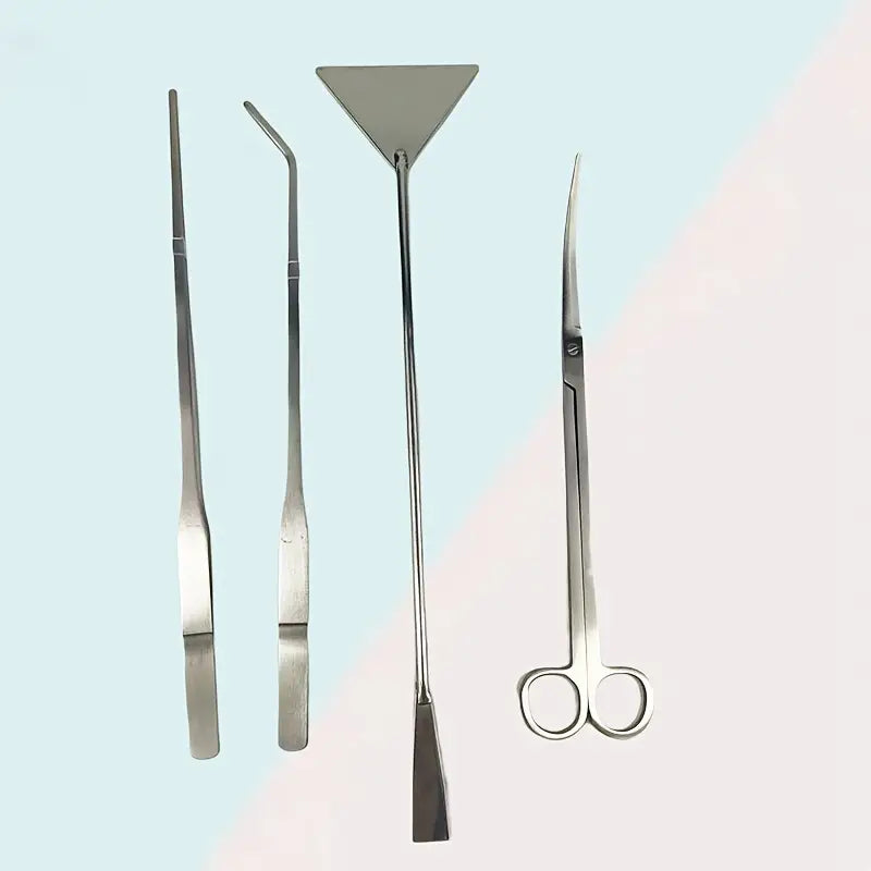 4-Piece Aquascape Tool Set - Stainless Steel