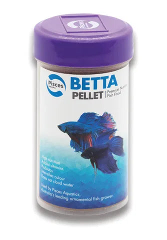 Pisces Aquatics Betta Fish Pellets 30g