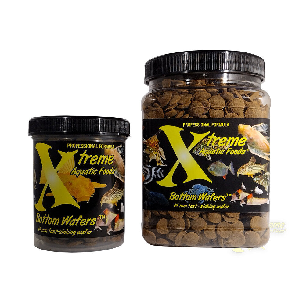 Xtreme Bottom Wafers - 14mm Fast Sinking Wafer with Pea Protein & Cellulose