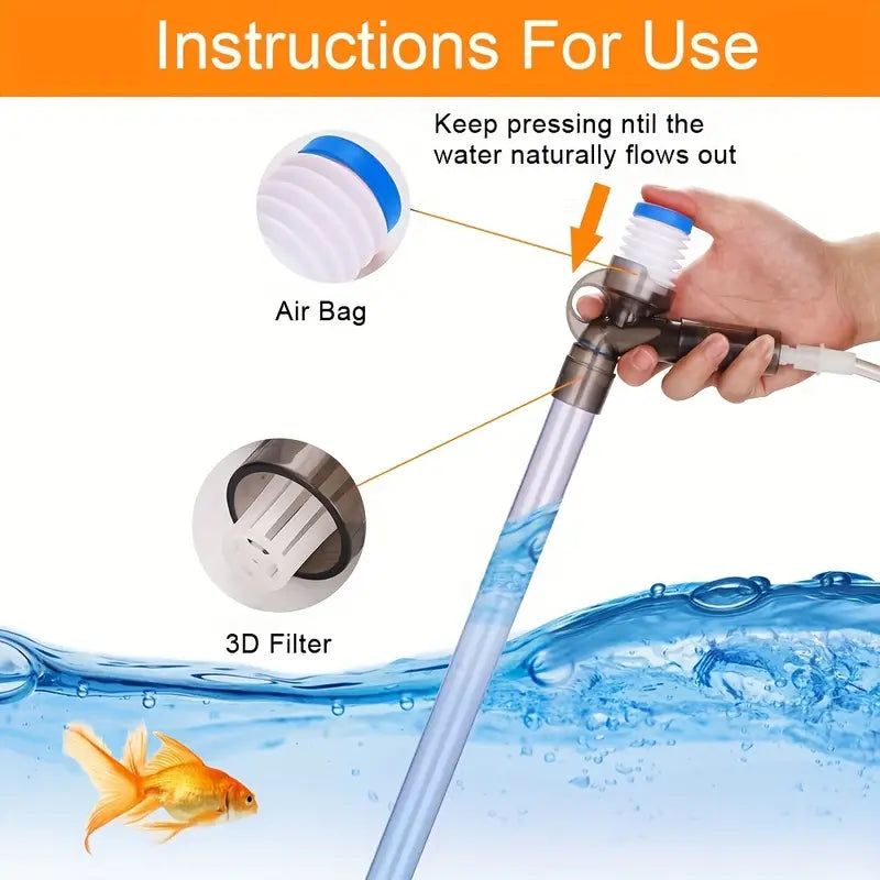 Aquarium Water Change Siphon