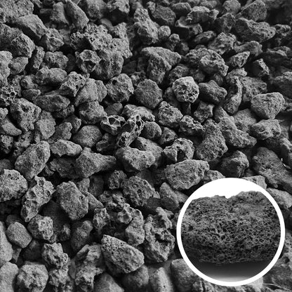 Black Lava Rock (Scorcia Black) - (AquaNatural)