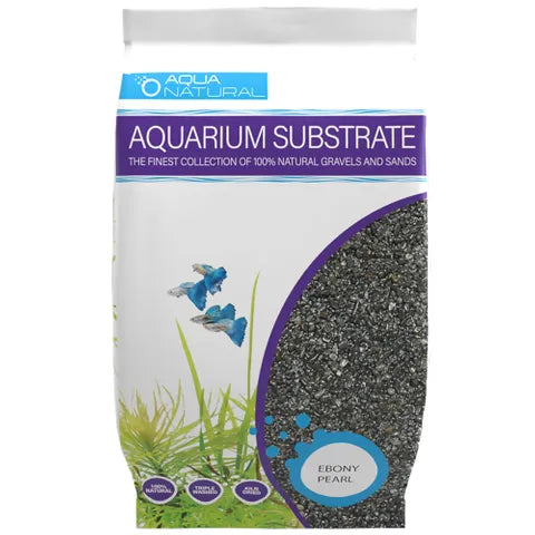 Ebony Pearl Aquarium Gravel (AquaNatural)